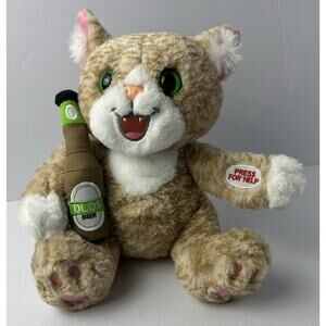 TheraPurrs Smarty Cat Emotional Support Plush,Talking 50+ Wise Cracks Humor